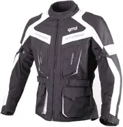 GMS-Moto Track Light, textile jacket , color: Black/White , size: XL
