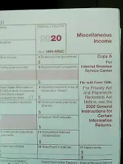 2020: 5 SHEETS 1099-MISC IRS Miscellaneous Income Tax & 3=1096 Transmittal Forms
