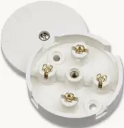 5A JUNCTION BOX S-ENTRY 4 TERMINAL WHITE - WA070