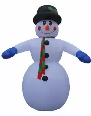 20 FOOT TALL JUMBO Christmas Inflatable Snowman Air Blown Yard Garden Decoration