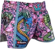 [Buddha Fight Wear] Retro Premium Fantasy Snake Trousers Specially Designed for Kickboxing Muay Thai K1 Boxing
