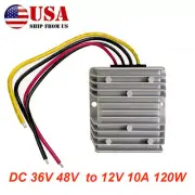 120W DC Voltage Buck Converter Power Regulator 36V 48V Step-Down to DC 12V 10A