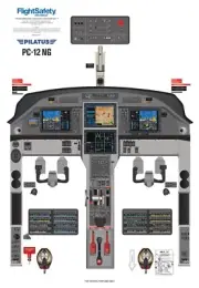 Pilatus Aircraft PC-12 NG Cockpit Training Poster 24"x36"