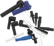 16pcs Suction Pipe Joint Brake Bleeder Vacuum Pump Kit Brake Line Bleeder Kit Brake Fluid Changer Parts Brake Flush Kit Brake Bleeding Kit Vacuum Brake Bleeder Plastic