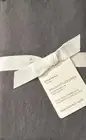 Pottery Barn Belgian Flax Linen Standard Pillowcase Set/2 Charcoal Gray NWT