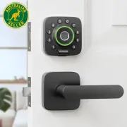 Smart Locks for Front Door - U-Bolt Pro Wifi Smart Door Lock with Handle Set, Fi