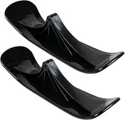MUELODSIC 1Pair Winter Scooter Snowboard Ski Board Accessories Outdoor Snow Sled for Smooth Edges Cold Resistant Suitable for Snow Fun for Balance Bikes