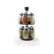 Baccarat Spice Market Gusto Rotating 12 Jar Spice Rack