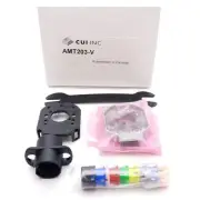 CUI Inc AMT203-V Modular Absolute Encoder, 12bits, 96-1024PPR, ø2-8mm Bore, 5V