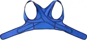 Wisdomer Seamless Upper Back Brace Invisible Posture Corrector Women Men Adjustable Hunchback Correction Belt For Clavicle Support And Providing Pain Relief From Neck, Shoulder (Blue, XL)