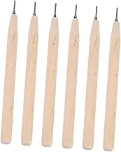 GRADENEVE 6pcs Quilling Needle Pen Kit Paper Rolling Tools for DIY Crafting Compact Quilling for Greeting Cards and Paper Beads