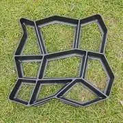 DIY Path Maker Concrete Mould Paver Patio Garden Brick Slab Pavement Cement Mold