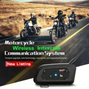 2X EJEAS V6 Pro 1200m Motorcycle Bluetooth Helmet Intercom CSR 2.4GHz FM 6*Rider