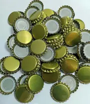 Crown Caps Metallic - Pack Of 100 - Beer Brewing (gold Crown Caps)