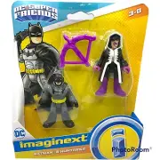 Imaginext DC Super Friends Series Batman & Huntress 2" Figure Set