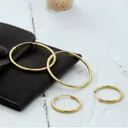 【Galassia】熱銷款 s925純銀鍍金C字耳環