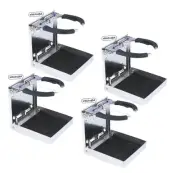 4X Stainless Steel Folding Drink Cup Holder for Car /Boat/Truck RV/Camper