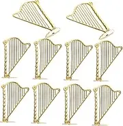 Cabilock Elegant Instrument Ornaments Musical Instrument Ornaments for Christmas Tree DIY Christmas Decorations Mini Harp