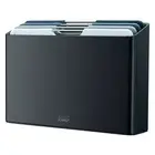 NEW Joseph Joseph Folio Chopping Board Graphite Case Set 4pce