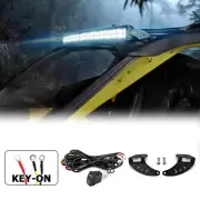 For 2024-2025 Can Am Maverick R/R Max Roof 42" Light Bar Mount & Key-On Wire Kit