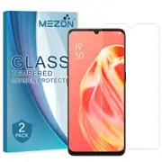 [2 Pack] Vivo X50 Lite Tempered Glass 9H HD Crystal Clear Premium Screen Protector by MEZON – Case Friendly, Shock Absorption (Vivo X50 Lite, 9H) – FREE EXPRESS