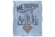 Superman Metropolis Blanket (Multicoloured) (One Size)