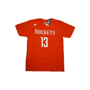 Adidas 火箭隊 James Harden 客場 仿網眼印刷球員 T-Shirt