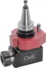 ISO30 ER32 Fixed Angle Head Collet Chuck 90° Angle 1:1 Gear Ratio #AH-ISO30-ER32