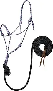 Weaver Leather Silvertip #95 Rope Halter with 12-Feet Lead