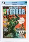 MASTERS OF TERROR #1 Steranko Barry Smith Brunner Starlin 1975 REH Bloch CGC 9.0