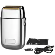 Full Metal Electric Shaver For Men Hair Beard Electric Razor Bald Head Shaving Machine Finishing Fades Rechargeable