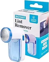 Living Today Portable Lint Remover，Instant Battery Operated Fabric Shaver Defuzzer, Electric Professional Sweater Shaver Lint Fuzz Pill Remover for Clothes Fabrics Furniture