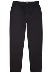 Les Deux Patrick Herringbone Woven Trousers - Navy - L L