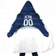 Personalized Hooded Cloak Coat, Custom Indianapolis Football Team Cloak Coats