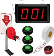 Take a Number System Wireless Queue Management System 1 Counter Display Receiver