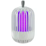 Rechargeable Dual-Function Bug Zapper Lamp, LED/UV Dual Lighting Mode, Eclectic Insect Zapper On Touch