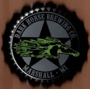 USA Plastic Lined Beer Crown Bottle Cap: Dark Horse Brewing (large logo)