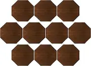 Set of 10 Grilled Cedar Lids [4.8 x 4.4 x 0.7 inches (12.3 x 11.3 x 1.8 cm) | Rice ware