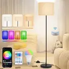 Smart Floor Lamp, 60“ RGB Standing Lamp for Bedrooms with Remote Control &