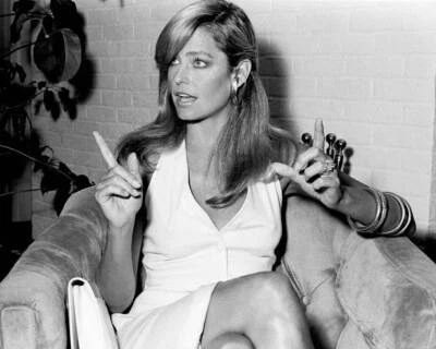 Farrah Fawcett Majors Press Day In Atlanta For Her New Film 1979 Old Photo