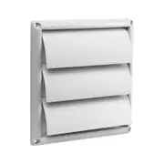 Deflecto Gravity Louvre Wall Vent Plastic 150mm