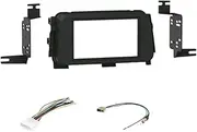 Double Din Car Stereo Install Dash Kit, Wire Harness, and AM/FM Radio Reception Antenna Adapter -Made for Nissan: 2018-2024 Kicks and 2020-2025 Versa