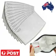 AU 5 Layers PM 2.5 Face Mask Active Carbon Filter Pad For Fabric Pocket Mask