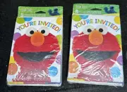 Sesame Street Party Invitations Elmo Lot Of 16 Invitations New In Package