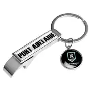 AFL Bottle Opener Key Ring - Port Adelaide Power - Metal Keyring