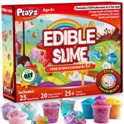 Playz Edible Slime Candy Making Science Kit for Kids Ages 8-12 Years Old - Fo...