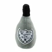 "Dog Perignon" Plush Dog Toy with Squeaker by Haute Diggity Dog (Small, New)