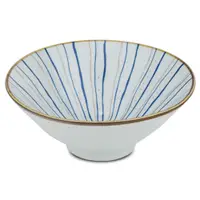 在飛比找蝦皮商城優惠-【堯峰陶瓷】日系清新淡雅 7吋螺紋碗 單入 湯碗 丼飯碗 |