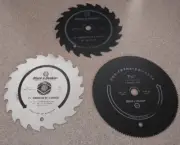 3 New 7-1/4" Black & Decker Circular Saw Blades Combination, Plywood, Crosscut