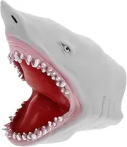 Gatuida Cartoon Shark Hand Puppet Soft TPR Animal Puppet for Interactive Storytelling Roleplaying for Parties Imaginative Play Safe Comfortable Design